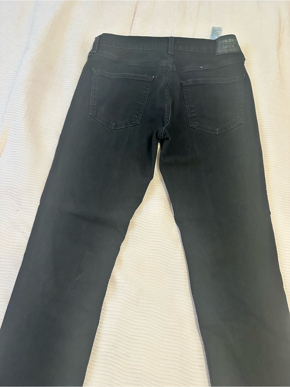 Denizen from Levi's Black Straight-Leg Men's Jeans